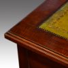 Victorian mahogany double pedestal desk corner