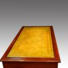 Victorian mahogany double pedestal desk leather writing surface
