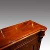 Victorian mahogany sideboard top detail