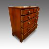 Antique mahgany chest of drawers side view