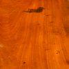 Antique mahgany chest of drawers top detail