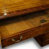 Burr walnut partners desk drawer linings