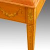 Edwardian satinwood duet stool leg