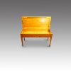 Edwardian satinwood duet stool open