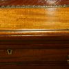 Edwards and Roberts walnut pedestal desk moulding