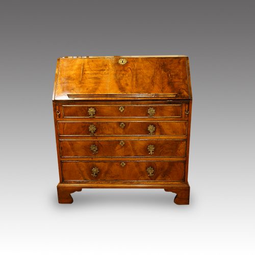 George III walnut bureau
