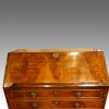 George III walnut bureau slope