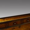 Georgian low oak dresser back