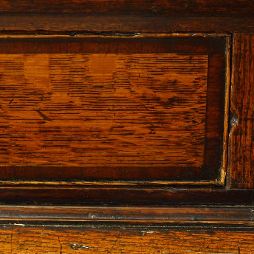 Georgian low oak dresser banding