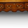 Georgian low oak dresser drawer