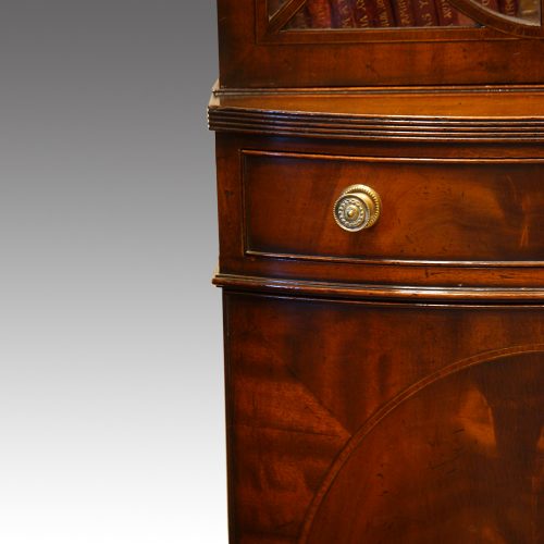 Narrow bookcase detail