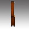 Narrow bookcase side view