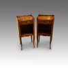 Pair of French country bedside cabinets