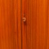 Victorian walnut linen press by Howard and sons handle