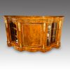 Victorian walnut serpentine credenza