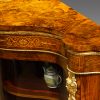 Victorian walnut serpentine credenza shape
