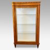 Dutch amboyna inlaid display cabinet