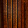 Continental amboyna inlaid display cabinet inlay detail