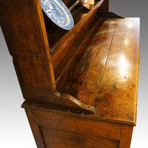 Georgian oak dresser planked top