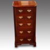 Pair of mahogany narrow chests front