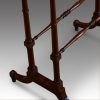 Regency mahogany work table base turnings