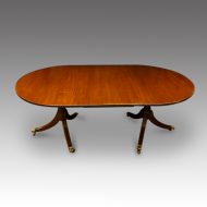 Regency style mahgany dining table