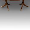 Regency style mahgany dining table pillar detail