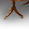 Regency style mahgany dining table pillar