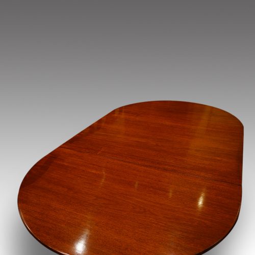 Regency style mahogany dining table top