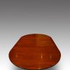 Regency style mahogany dining table top view