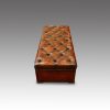 Victorian leather ottoman seat