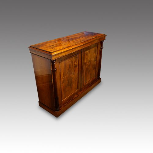William IV roswood chiffonier sideboard at angle
