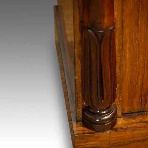 William IV roswood chiffonier sideboard detail pillar