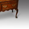 Antique oak cabriole leg dresser base leg detail