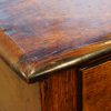 Antique oak potboard dresser base corner repair