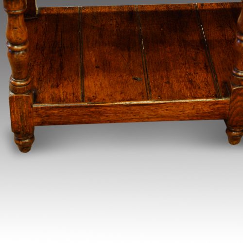 Antique oak potboard dresser base potboard