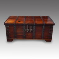 Antique teak merchants chests