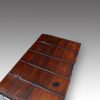 Antique teak merchants chests top detail