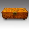 Asian parquetry silk robe chest