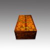 Asian parquetry silk robe chest end