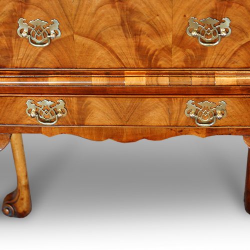 Walnut small chest detail