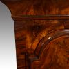 George II walnut longcase clock detail case