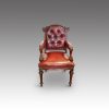 Victorian mahogany desk chair front
