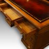 Victorian mahogany pedestal desk drawers