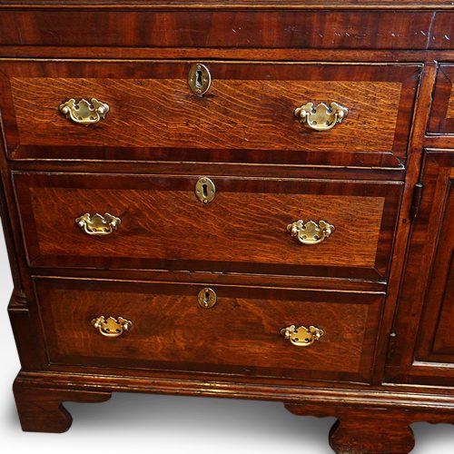 Antique North Country dresser drawer detail