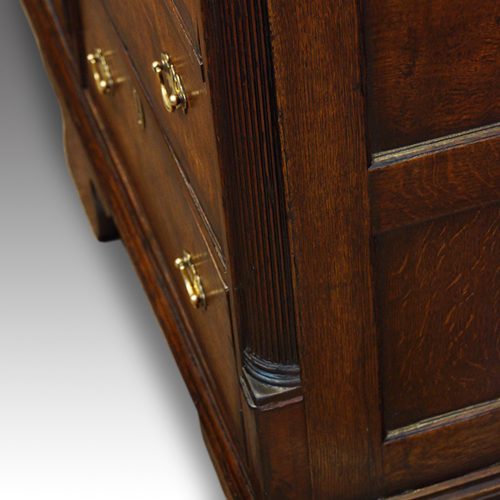 Antique North Country dresser quarter column