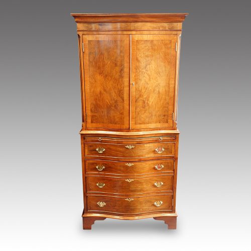 Serpentine walnut press
