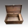 Victorian brass bound military chest interior