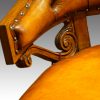 Empire desk chair carved arm support