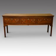 Georgian oak serving dresser